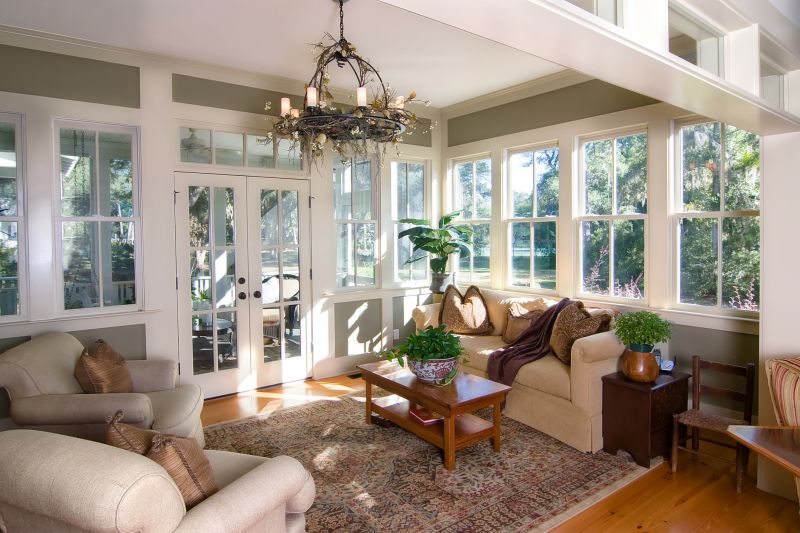 Cozy Sunroom Lounge Area